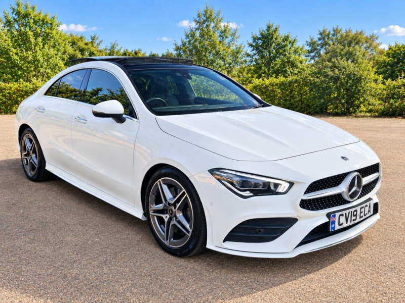 2019 Mercedes-Benz Cla 2.0 Cla220 Amg Line (premium Plus) Coupe 7g-Dct Euro 6 (s/s) 4dr in White — image 1