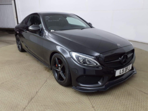 2017 Mercedes-Benz C Class 2.1 C220d Amg Line (premium) G-Tronic+ Euro 6 (s/s) 2dr in Black — image 3