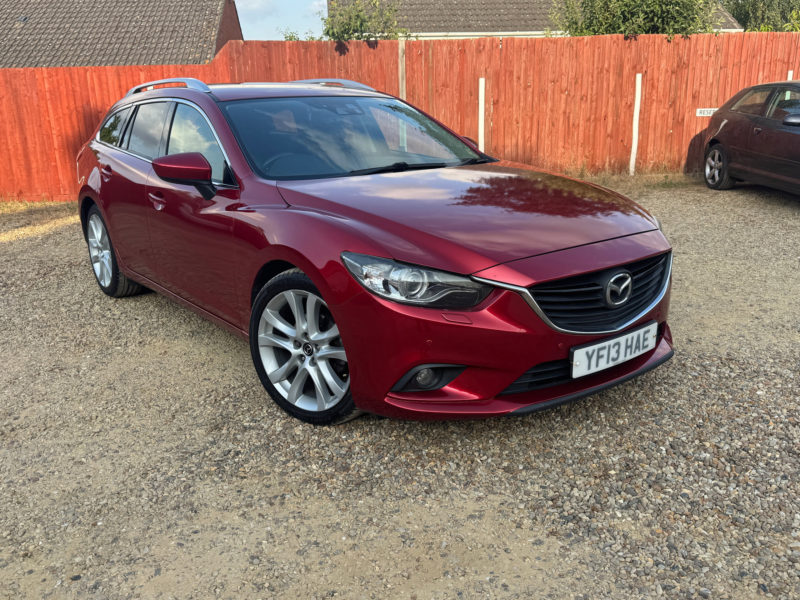 2013 Mazda Mazda6 2.2 Skyactiv-D Sport Nav Tourer 5dr Diesel Manual Euro 6 (s/s) (175 Ps) in Red — image 1