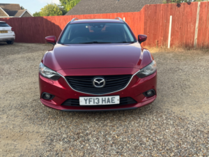 2013 Mazda Mazda6 2.2 Skyactiv-D Sport Nav Tourer 5dr Diesel Manual Euro 6 (s/s) (175 Ps) in Red — image 3