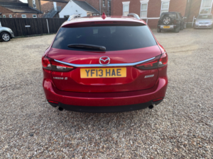 2013 Mazda Mazda6 2.2 Skyactiv-D Sport Nav Tourer 5dr Diesel Manual Euro 6 (s/s) (175 Ps) in Red — image 4