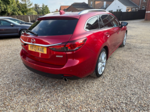 2013 Mazda Mazda6 2.2 Skyactiv-D Sport Nav Tourer 5dr Diesel Manual Euro 6 (s/s) (175 Ps) in Red — image 5