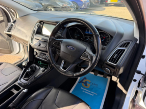 2016 Ford Focus 1.5 Tdci Titanium X Euro 6 (s/s) 5dr in White — image 3