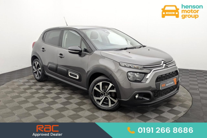 2023 Citroen C3 1.2 Puretech Shine Plus Hatchback 5dr Petrol Manual Euro 6 (s/s) (110 Ps) in Grey — image 1