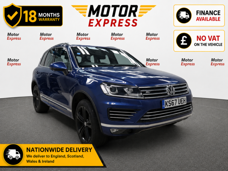 2018 Volkswagen Touareg 3.0 Tdi V6 R-Line in Blue — image 1