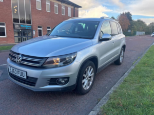 2013 Volkswagen Tiguan 2.0 Tdi Bluemotion Tech Se SUV 5dr Diesel DSG 4WD Euro 5 (s/s) (140 Ps) in Silver — image 2