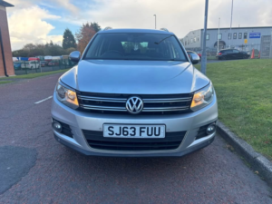 2013 Volkswagen Tiguan 2.0 Tdi Bluemotion Tech Se SUV 5dr Diesel DSG 4WD Euro 5 (s/s) (140 Ps) in Silver — image 3