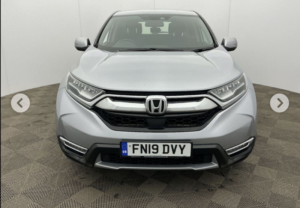 2019 Honda Cr-V 2.0 H I-Mmd Se SUV 5dr Petrol Hybrid Ecvt 4WD Euro 6 (s/s) (184 Ps) in Silver — image 3