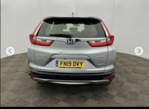 2019 Honda Cr-V 2.0 H I-Mmd Se SUV 5dr Petrol Hybrid Ecvt 4WD Euro 6 (s/s) (184 Ps) in Silver — image 5
