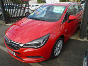 2018 Vauxhall Astra 1.4i Turbo Sri Sports Tourer 5dr Petrol Manual Euro 6 (150 Ps) in Red — image 2