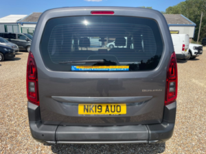 2019 Citroen Berlingo Wheelchair Accessible Vehicle Wav 1.5 Bluehdi Feel in Grey — image 3