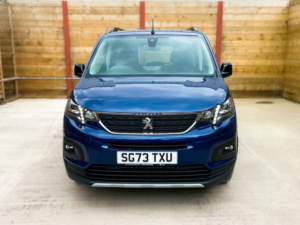 2023 Peugeot Rifter L2 Lwb 4 SEAT Auto Wheelchair Accessible Disabled Access Vehicle Wav in Blue — image 4