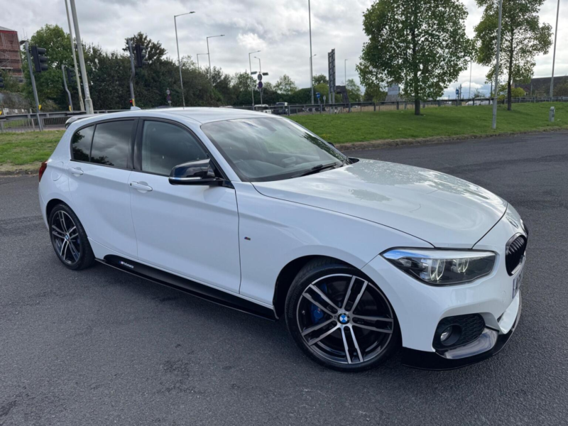 2017 BMW 1 Series 2.0 118d M Sport Shadow Edition Euro 6 (s/s) 5dr in White — image 1