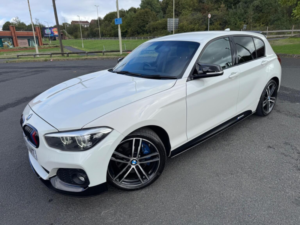 2017 BMW 1 Series 2.0 118d M Sport Shadow Edition Euro 6 (s/s) 5dr in White — image 3