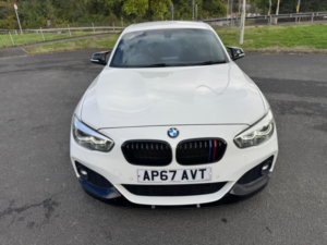 2017 BMW 1 Series 2.0 118d M Sport Shadow Edition Euro 6 (s/s) 5dr in White — image 5