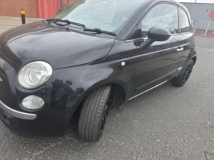 2012 Fiat 500c 0.9 Twinair Lounge Euro 5 (s/s) 2dr in Black — image 2