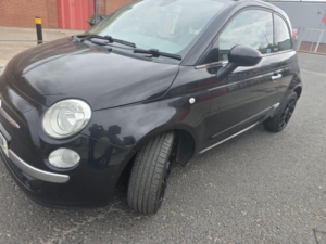 2012 Fiat 500c 0.9 Twinair Lounge Euro 5 (s/s) 2dr in Black — image 3