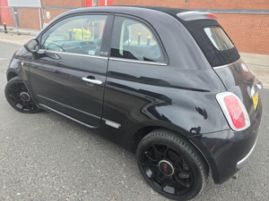 2012 Fiat 500c 0.9 Twinair Lounge Euro 5 (s/s) 2dr in Black — image 5