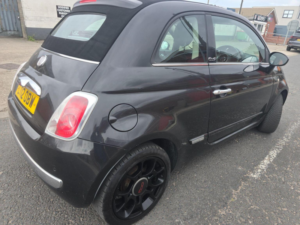2012 Fiat 500c 0.9 Twinair Lounge Euro 5 (s/s) 2dr in Black — image 6