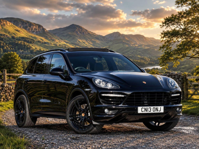 2013 Porsche Cayenne 4.8t V8 Turbo S Tiptronics 4WD Euro 5 (s/s) 5dr in Black — image 1