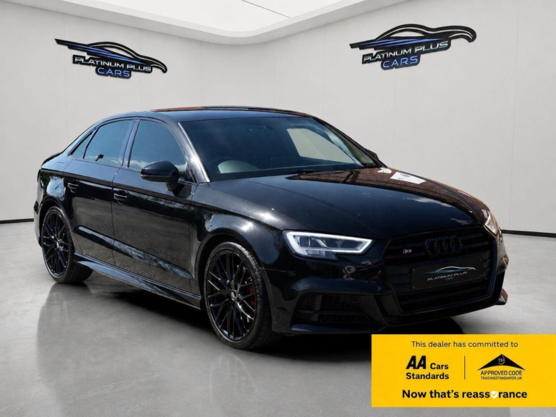 2019 Audi S3 2.0 Tfsi Black Edition S Tronic Quattro Euro 6 (s/s) 4dr in Black — image 1