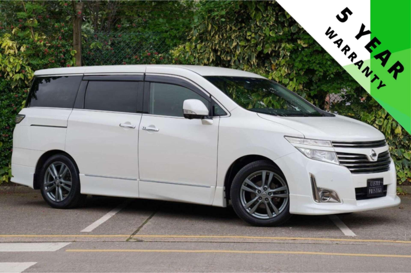 2012 Nissan Elgrand 2.5 Highway Star Urban Chrome 5dr 7 Seats in White — image 1