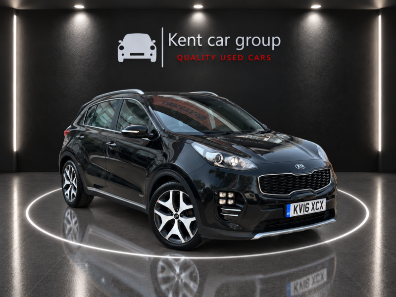 2016 Kia Sportage 1.6 T-Gdi Gt-Line in Black — image 1