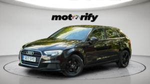2017 Audi A3 1.0 Tfsi Se Sportback Euro 6 (s/s) 5dr in Black — image 2