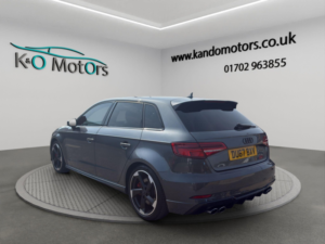 2017 Audi S3 2.0 Tfsi Black Edition Sportback S Tronic Quattro Euro 6 (s/s) 5dr in Grey — image 6