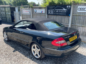 2008 Mercedes-Benz Clk 1.8 Clk200 Kompressor Sport Cabriolet 2dr in Black — image 6