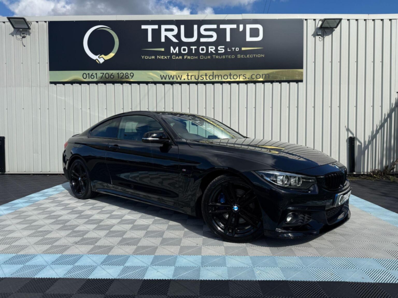 2017 BMW 4 Series 2.0 420i M Sport Auto Euro 6 (s/s) 2dr in Black — image 1