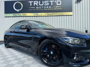 2017 BMW 4 Series 2.0 420i M Sport Auto Euro 6 (s/s) 2dr in Black — image 4