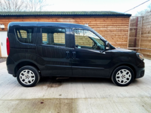 2019 Fiat Doblo 2 SEAT Wheelchair Accessible Disabled Access Vehicle Wav in Black — image 6