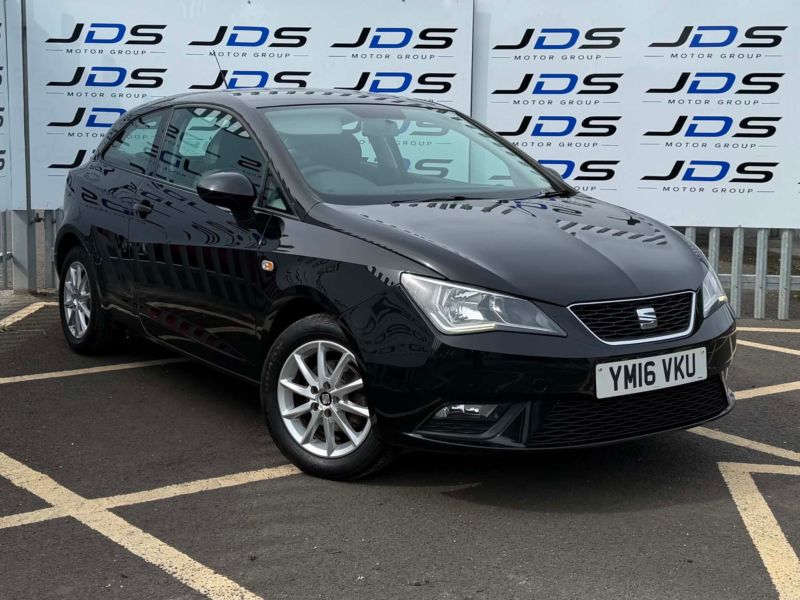 2016 SEAT Ibiza 1.0 Se Sport Coupe 3dr Petrol Manual Euro 6 (75 Ps) in Black — image 1