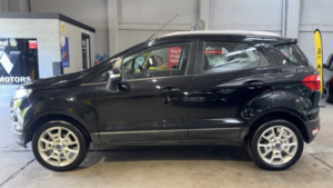 2017 Ford Ecosport 1.5 Tdci Titanium Diesel Black 5dr Part Leather+sensors+cruise in Black — image 2