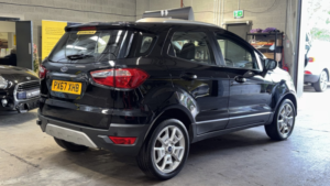 2017 Ford Ecosport 1.5 Tdci Titanium Diesel Black 5dr Part Leather+sensors+cruise in Black — image 6