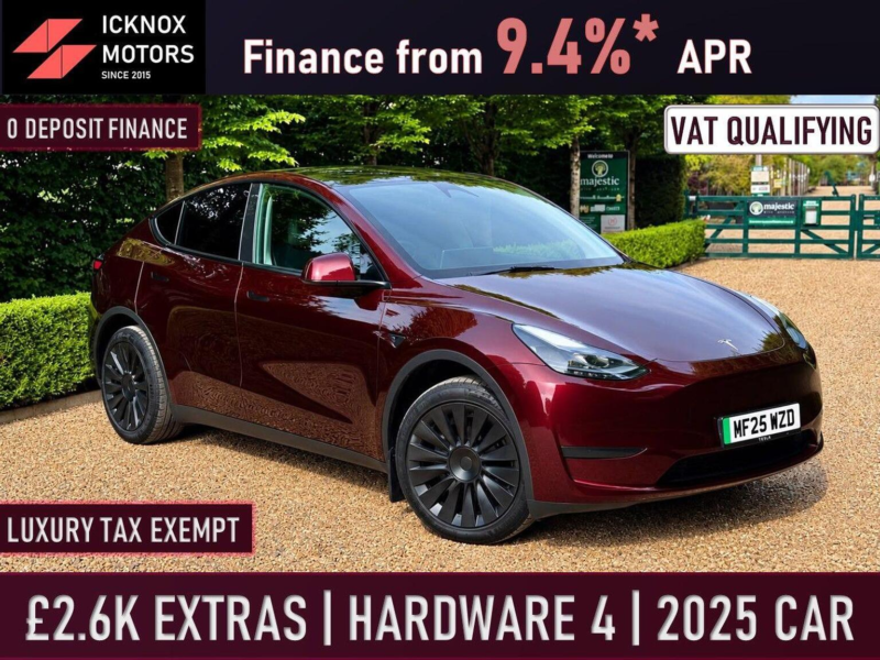 2025 Tesla Model Y Long Range Auto Rwd 5dr in Red — image 1