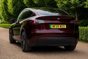 2025 Tesla Model Y Long Range Auto Rwd 5dr in Red — image 4