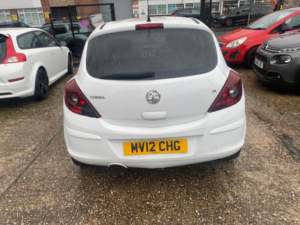 2012 Vauxhall Corsa 1.2i Ecoflex 16v Sxi Euro 5 (s/s) 3dr (a/c) in White — image 6