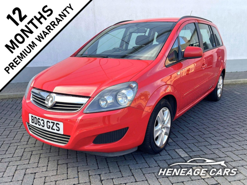 2013 Vauxhall Zafira 1.6 Exclusiv 5-Door in Red — image 1