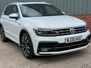 2020 Volkswagen Tiguan 2.0 Tdi R-Line Tech DSG 4motion Euro 6 (s/s) 5dr in White — image 6