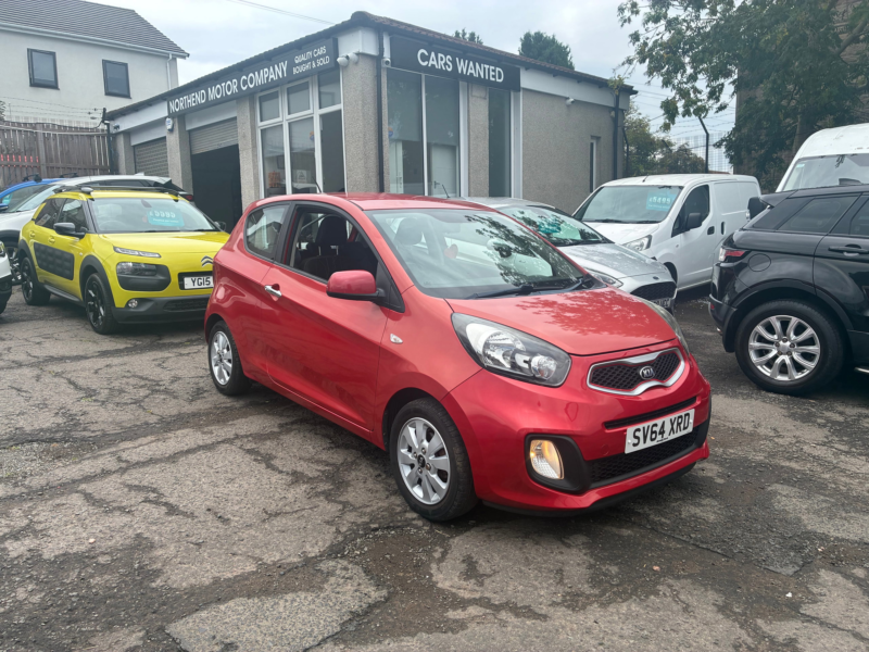 2014 Kia Picanto 1.0 Vr7 Hatchback 3dr Petrol Manual Euro 5 (68 Bhp) in Red — image 1