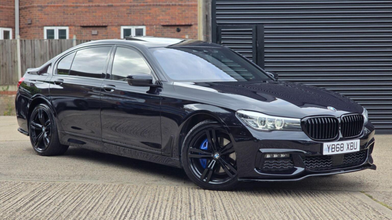 2018 BMW 7 Series 3.0 730ld M Sport Auto Euro 6 (s/s) 4dr in Black — image 1