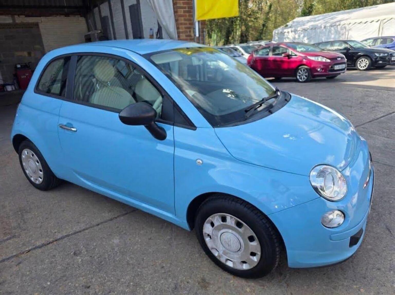 2014 Fiat 500 1.2 Pop Euro 6 (s/s) 3dr in Blue — image 1