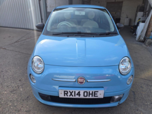2014 Fiat 500 1.2 Pop Euro 6 (s/s) 3dr in Blue — image 2