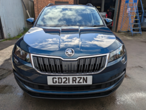 2021 Skoda Karoq 1.5 Tsi Act Se in Blue — image 5