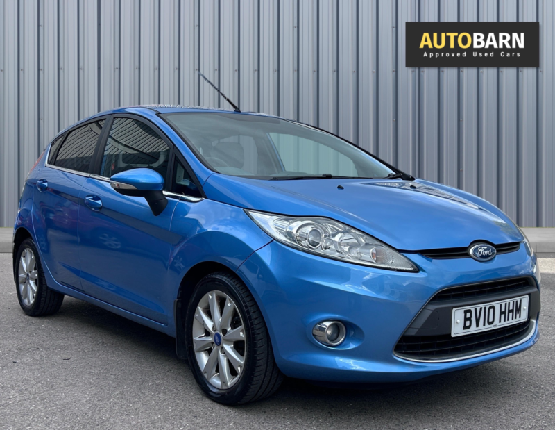 2010 Ford Fiesta 1.4 Zetec Hatchback 5dr Petrol Manual (133 G/km, 94 Bhp) in Blue — image 1