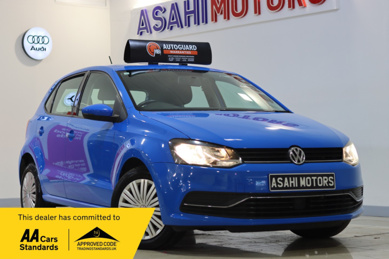 2015 Volkswagen Polo 1.2 Tsi Bluemotion Tech Se Hatchback 5dr Petrol DSG Euro 6 (s/s) (90 Ps) in Blue — image 1