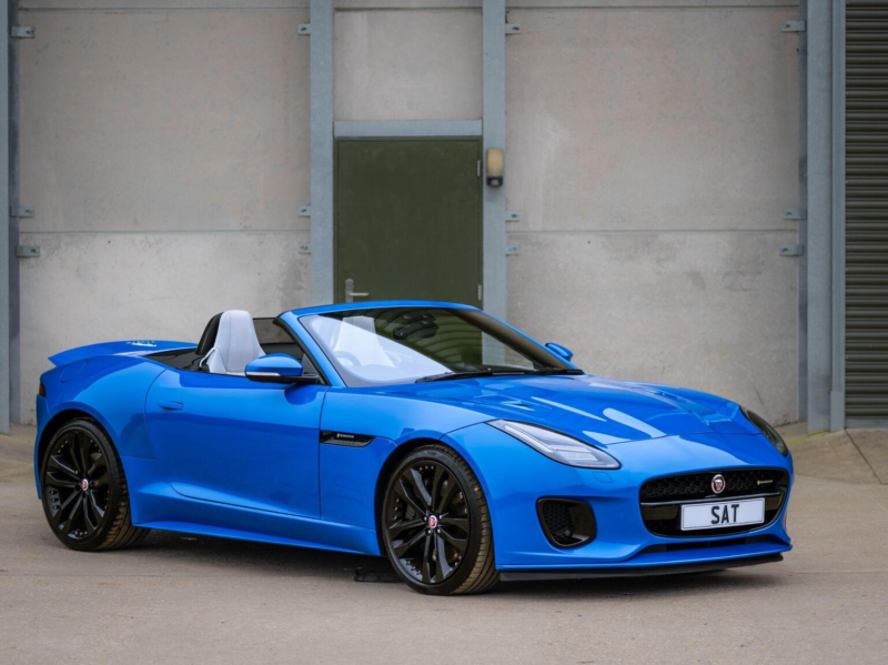2019 Jaguar F-Type 3.0 V6 R-Dynamic Auto AWD Euro 6 (s/s) 2dr in Blue — image 1
