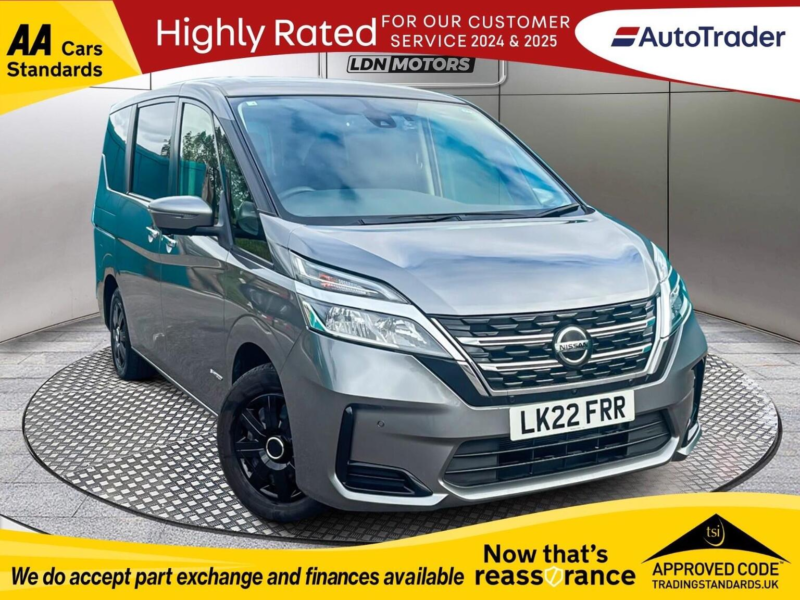 2022 Nissan Serena Hybrid MPV 8 Seats Automatic in Grey — image 1